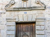 La Bastide des Jourdans  Porte du presbytère (XVIIe) ...