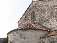 ND de Calma  L'abside en cul de four et les absidioles de forme rectangulaire 2/2