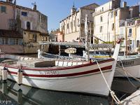 Martigues - L'île  Bateaux sur le Miroir aux Oiseaux, ancien port de pêche