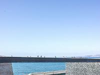 MUCEM Marseille  Passerelle entre le fort St Jean et le MUCEM (115 m de long )