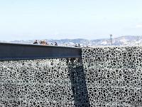 MUCEM Marseille  La passerelle qui débouche sur la terrasse