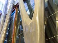 MUCEM Marseille  Intérieur du MUCEM. Les piliers en béton teinté dans la masse