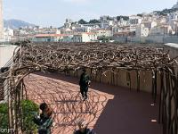 Fort St Jean (XIII / XIVe)  Magnifique tonnelle en acier à l'Est du fort 1/3