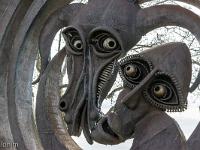 Port de Bouc - Bouches du Rhône  Sculptures de Raymond Moralès