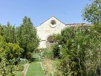 Salagon  Vue sur les jardins ...