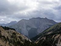 Queyras - Hautes Alpes  Vue vers l'Est depuis la Casse Déserte
