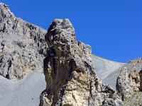 Queyras - Hautes Alpes  La Casse Déserte au sud du col d'Isoard