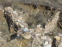 Lazer - Vestiges du site de la Plâtrière  Ici les restes d'un silo 1/2 ...