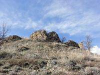 Lazer - Vestiges du site de la Plâtrière  Vue des vestiges du château à l'Est 1/2  ...