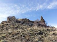 Lazer - Vestiges du site de la Plâtrière  Vue générale de ce qui reste du château 1/3 ...