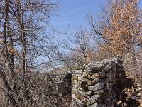 Village ruiné de Vière  Autre vue sur les vestiges d'habitations