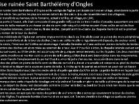 Eglise St Barthélémy d'Ongles - XIIe