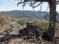 Village ruiné de Vière  Vue vers le Sud