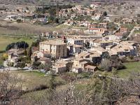 Ongles  Vue sur le village actuel d'Ongles depuis Vière 3/3