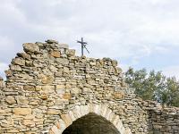 Eglise Saint Antoine  Vue sur le choeur depuis le mur Nord