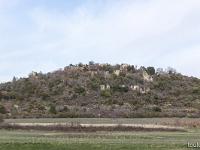 Châteauneuf-Val-St-Donat - Vieux village  Vue générale du viieux village ruiné de Châteauneuf-Val-St-Donat (Ouest)