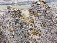 Le Château  Mur Ouest du logis seigneurial (intérieur)