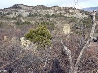 Châteauneuf-Val-St-Donat - Vieux village  Vue vers le Sud