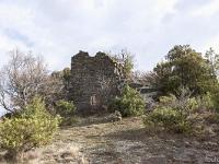 Le Château  Remparts Nord à droite se trouvait l'entrée du château
