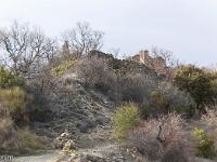 Châteauneuf-Val-St-Donat - Vieux village  Vue sur le village (Sud)