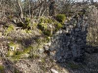 Le Vieil Eyguians  Vestiges d'une bâtisse ...